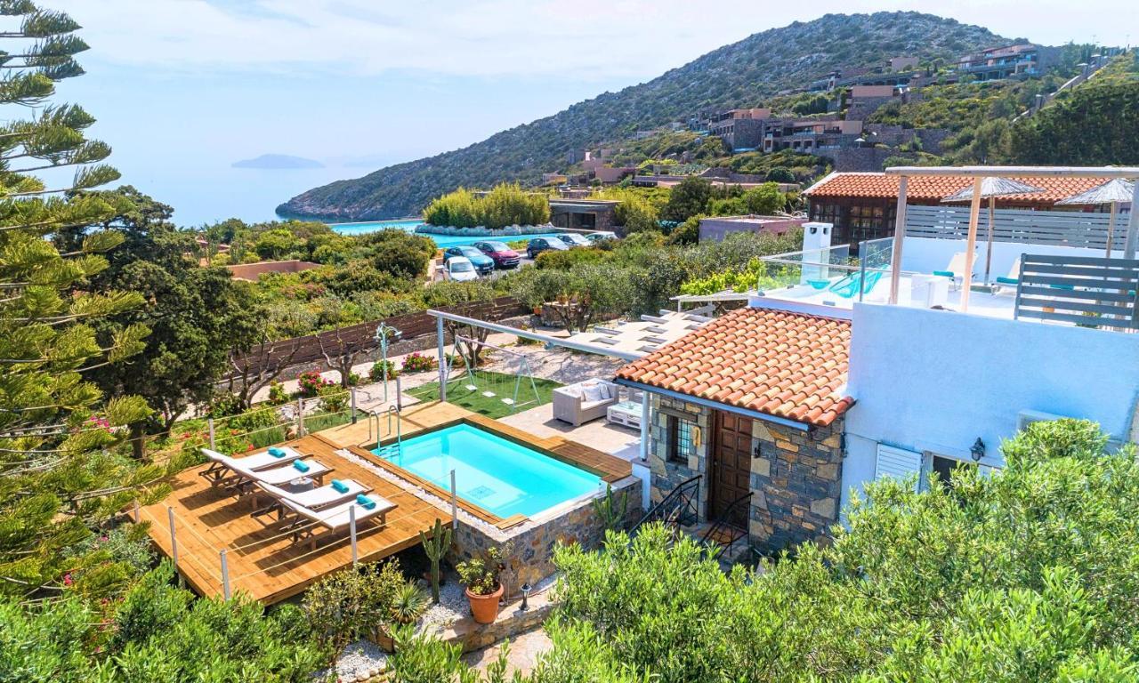 Cretan Lodge Heated Pool アイオス・ニコラオス エクステリア 写真