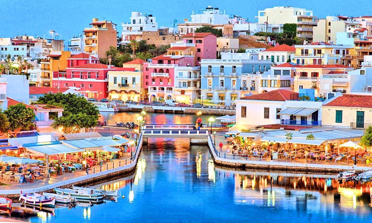 Cretan Lodge Heated Pool アイオス・ニコラオス エクステリア 写真