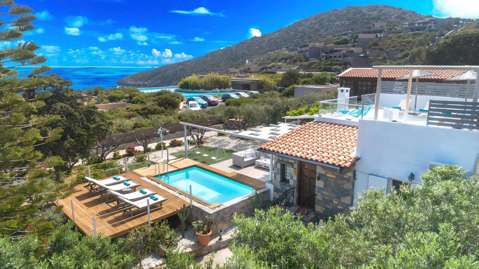 Cretan Lodge Heated Pool アイオス・ニコラオス エクステリア 写真